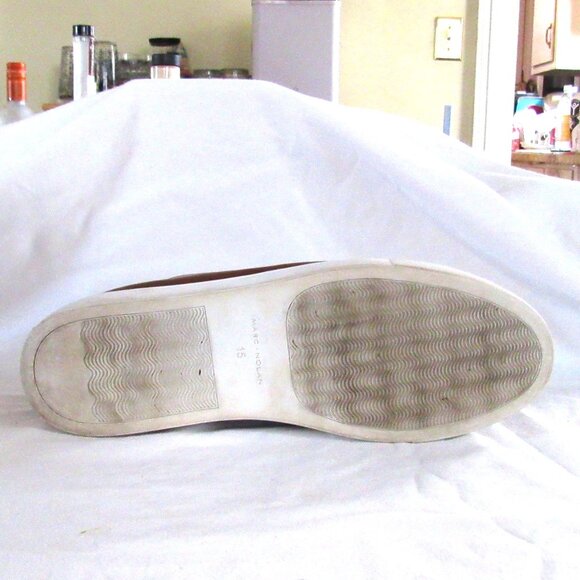 Marc Nolan Brown Boardwalk Shoes Horsebit Loafers Size 15 Casual Leather main image 9
